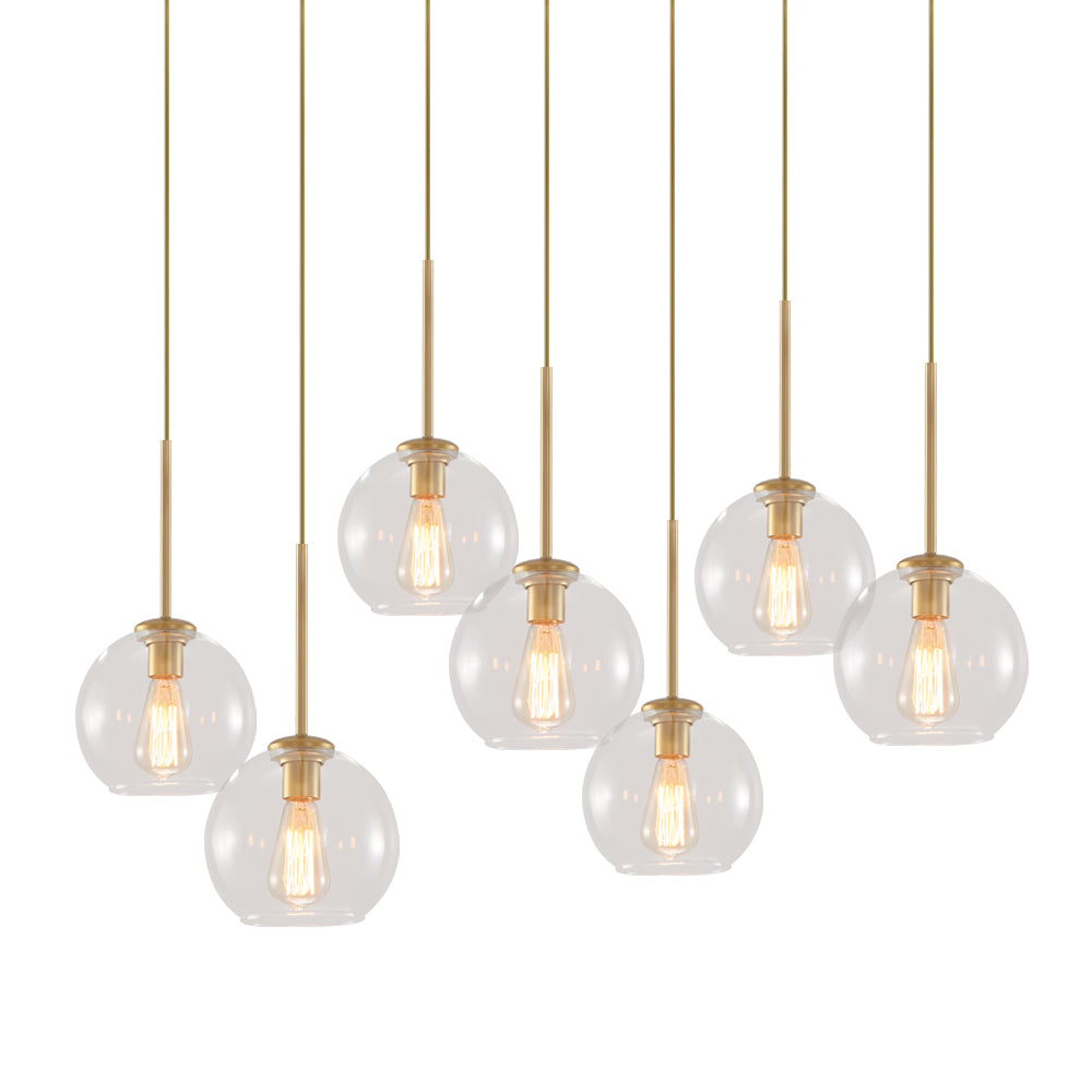 Zorunn Modern Metal Pendant Light - Lamp Copper