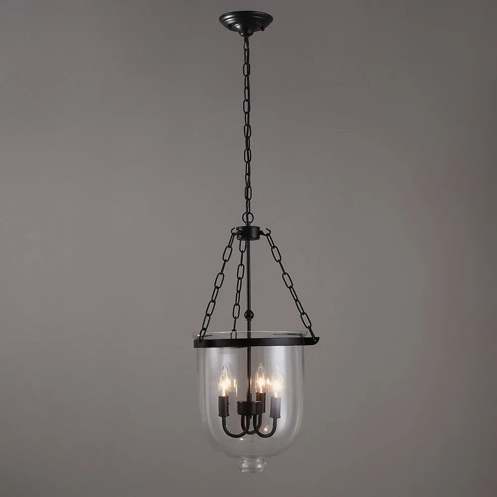 Avshaora Vintage Industrial Metal Glass Pendant Light - Lamp Copper