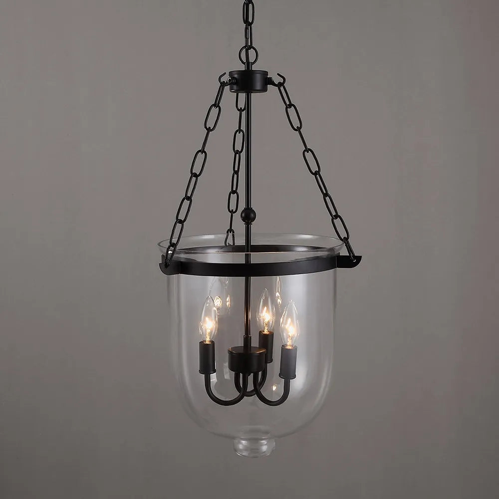 Avshaora Vintage Industrial Metal Glass Pendant Light - Lamp Copper