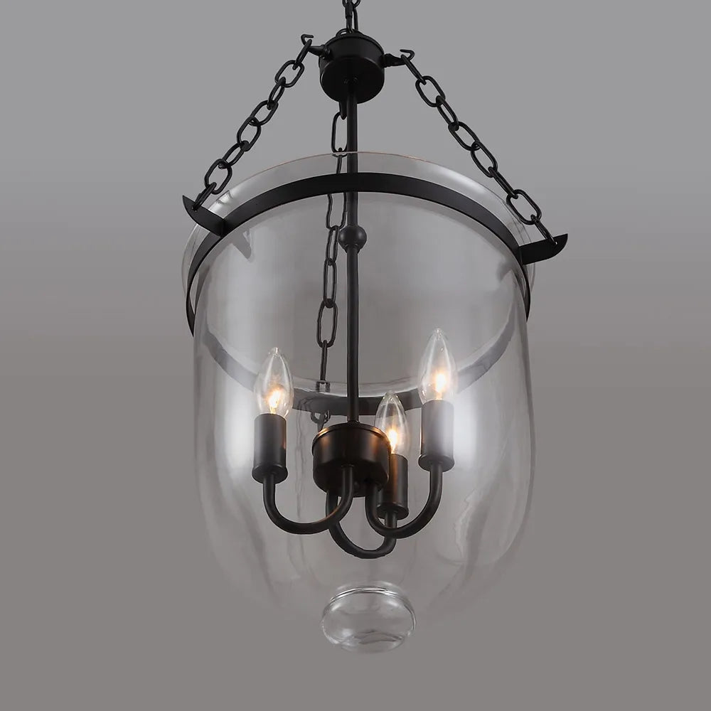 Avshaora Vintage Industrial Metal Glass Pendant Light - Lamp Copper