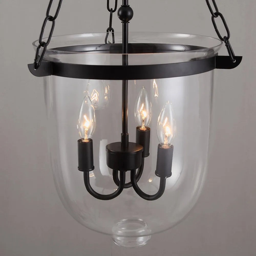 Avshaora Vintage Industrial Metal Glass Pendant Light - Lamp Copper