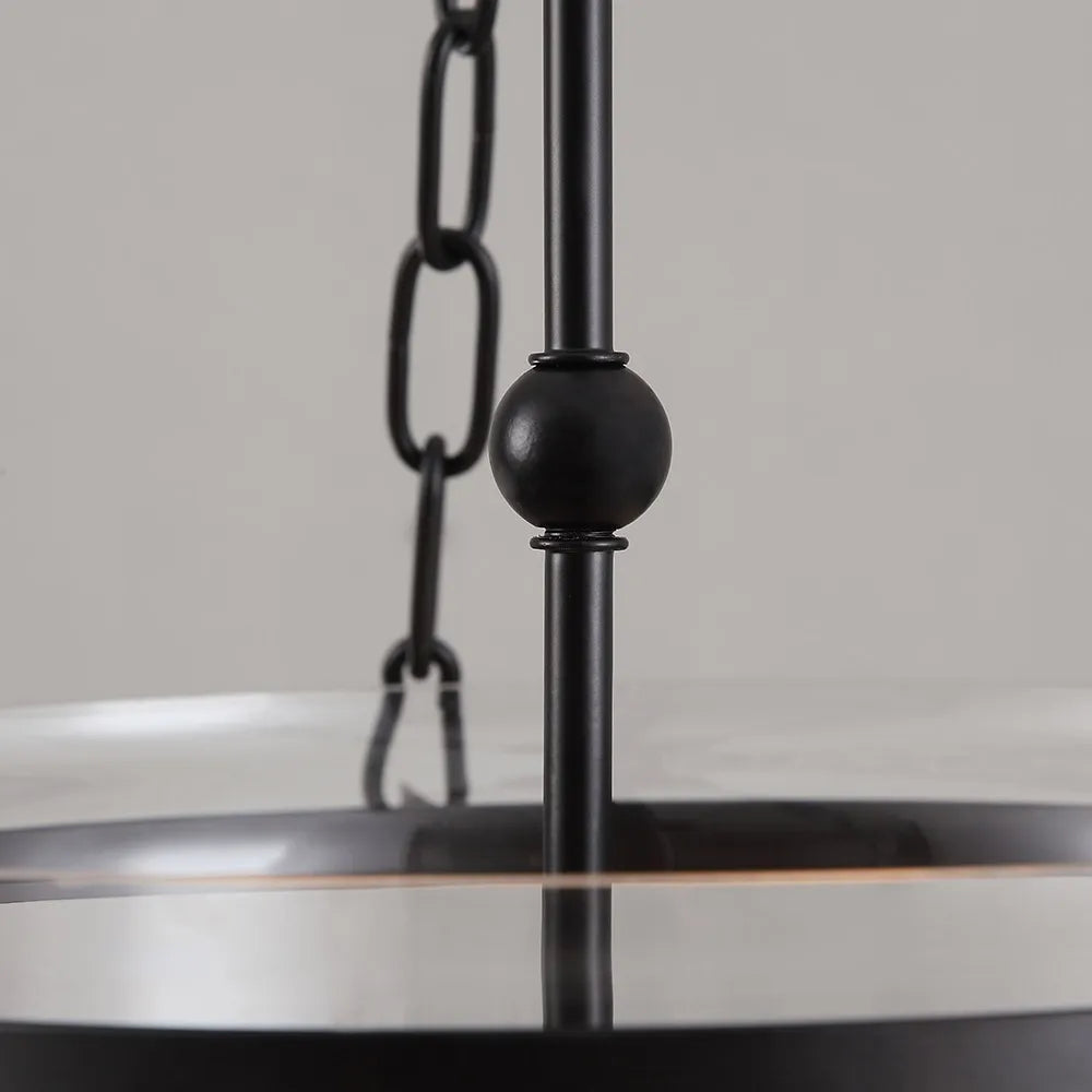Avshaora Vintage Industrial Metal Glass Pendant Light - Lamp Copper