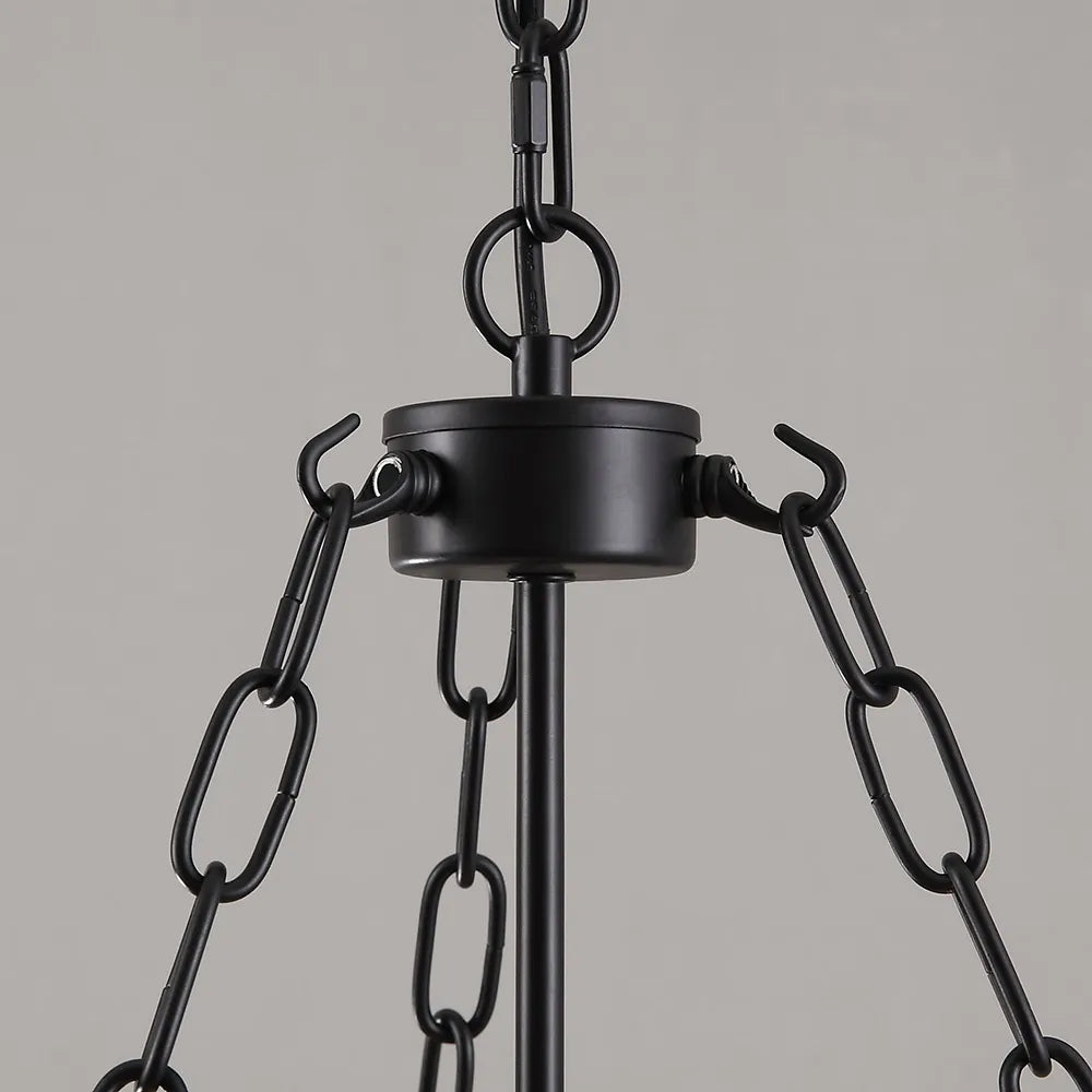 Avshaora Vintage Industrial Metal Glass Pendant Light - Lamp Copper