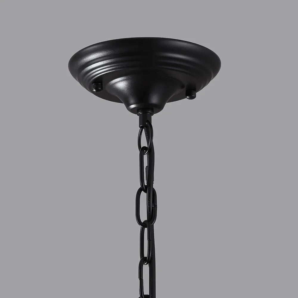 Avshaora Vintage Industrial Metal Glass Pendant Light - Lamp Copper