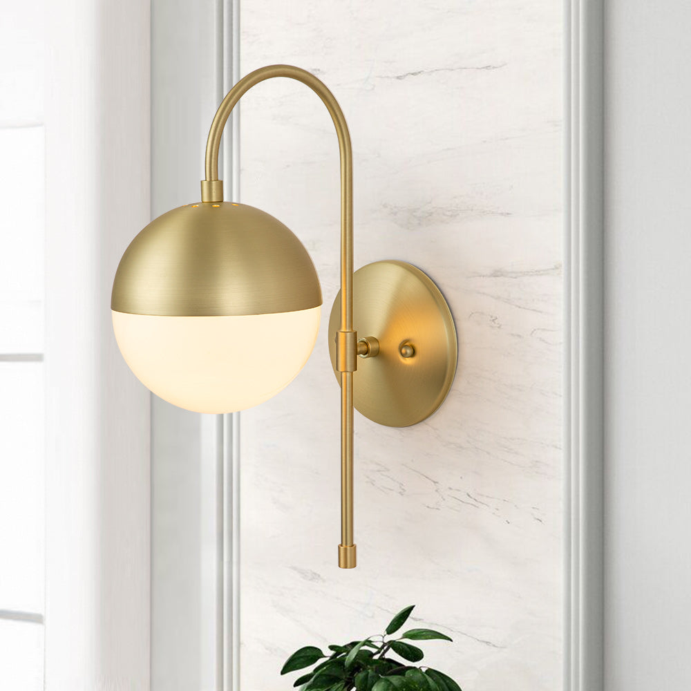 Norduri Globe Metal Wall Sconce - Lamp Copper