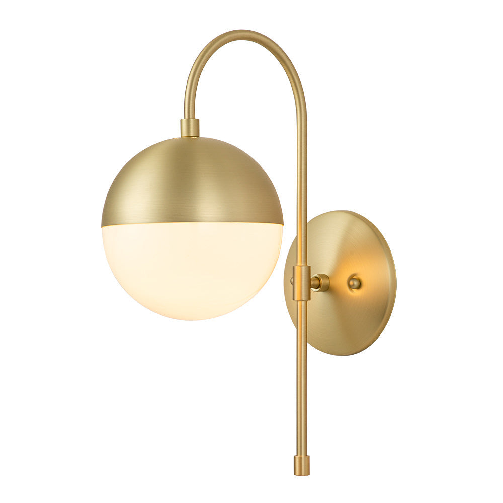 Norduri Globe Metal Wall Sconce - Lamp Copper