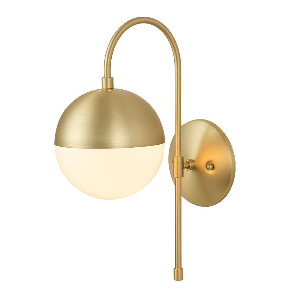 Norduri Globe Metal Wall Sconce - Lamp Copper