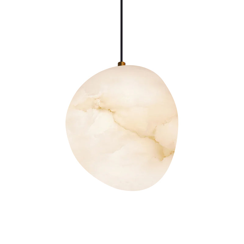 Goose Pendant Lamp Alabaster Brass Sophistication - Lamp Copper