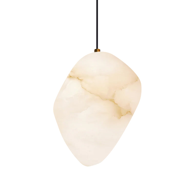 Goose Pendant Lamp Alabaster Brass Sophistication - Lamp Copper