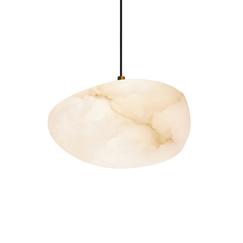 Goose Pendant Lamp Alabaster Brass Sophistication - Lamp Copper