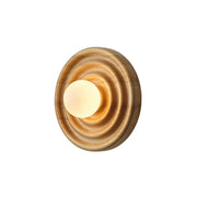Ultalora Modern Minimalist Wood Glass Wall Lamp - Lamp Copper