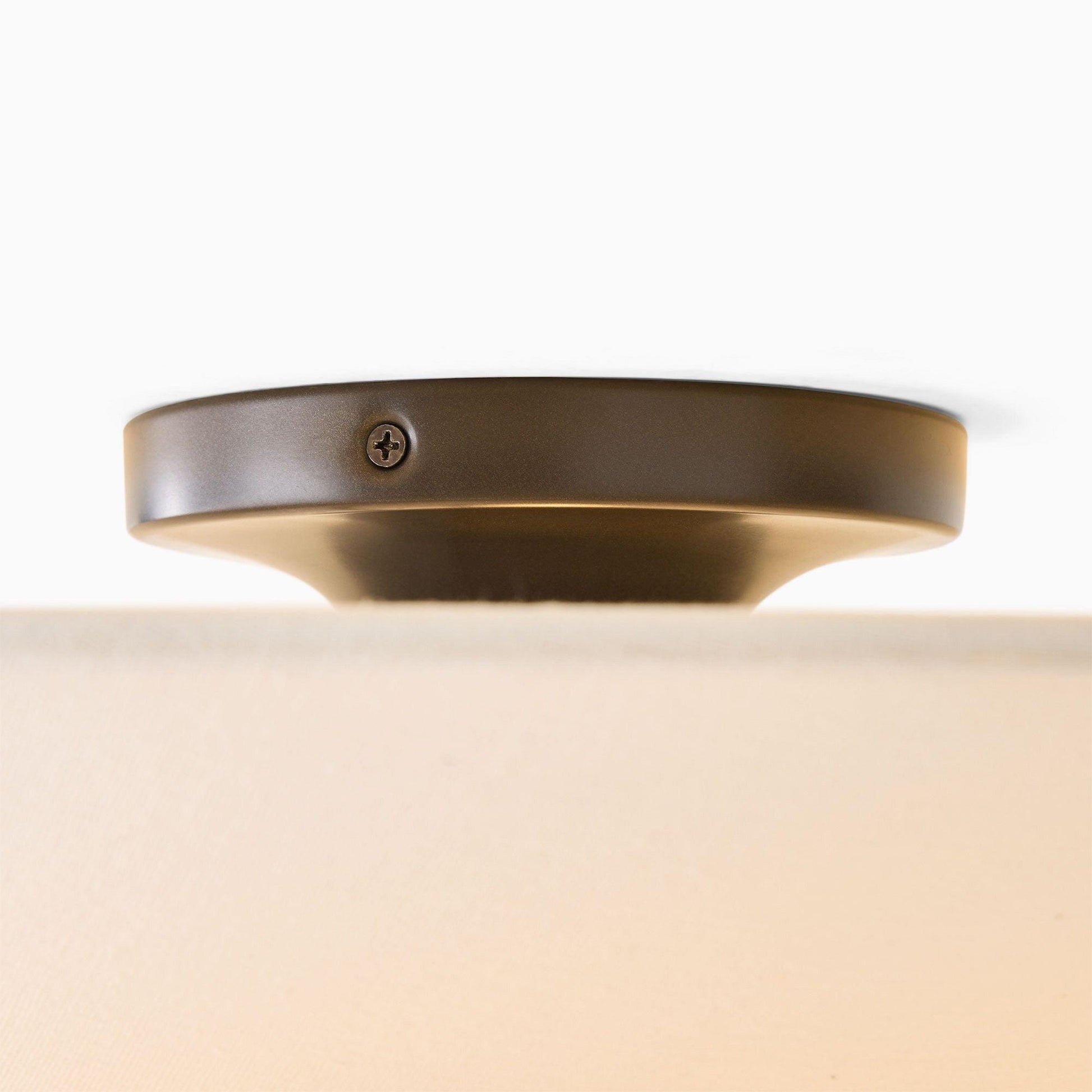 Lina Ceiling Light Double Cone Fabric - Lamp Copper