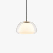 Valentina Modern LED Pendant Light Glass Metal Living Room - Lamp Copper
