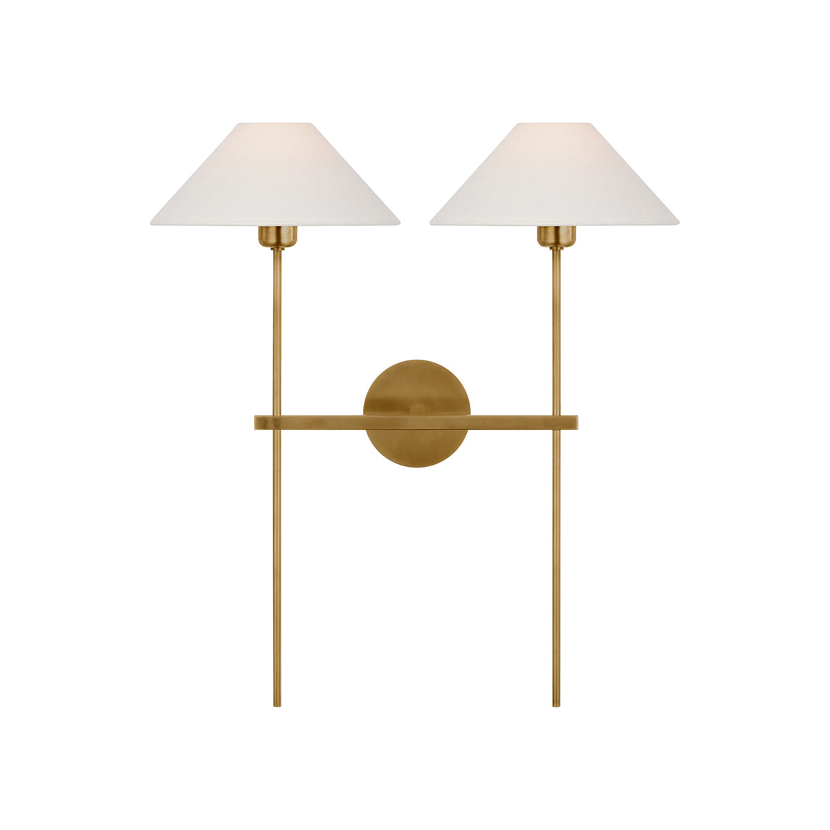 Genevieve Wall Lamp Fabric - Lamp Copper