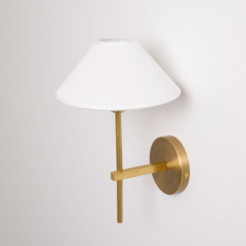 Genevieve Wall Lamp Fabric - Lamp Copper