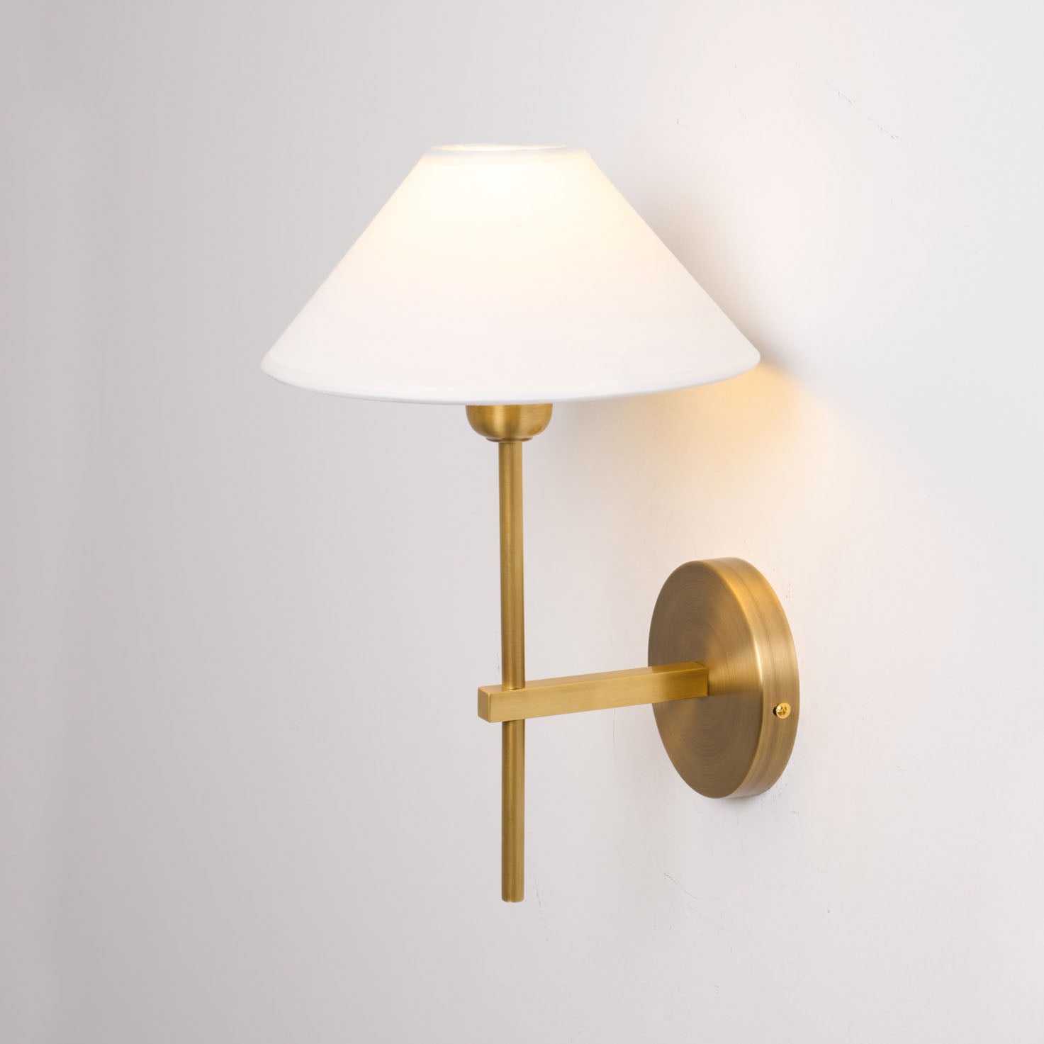 Genevieve Wall Lamp Fabric - Lamp Copper