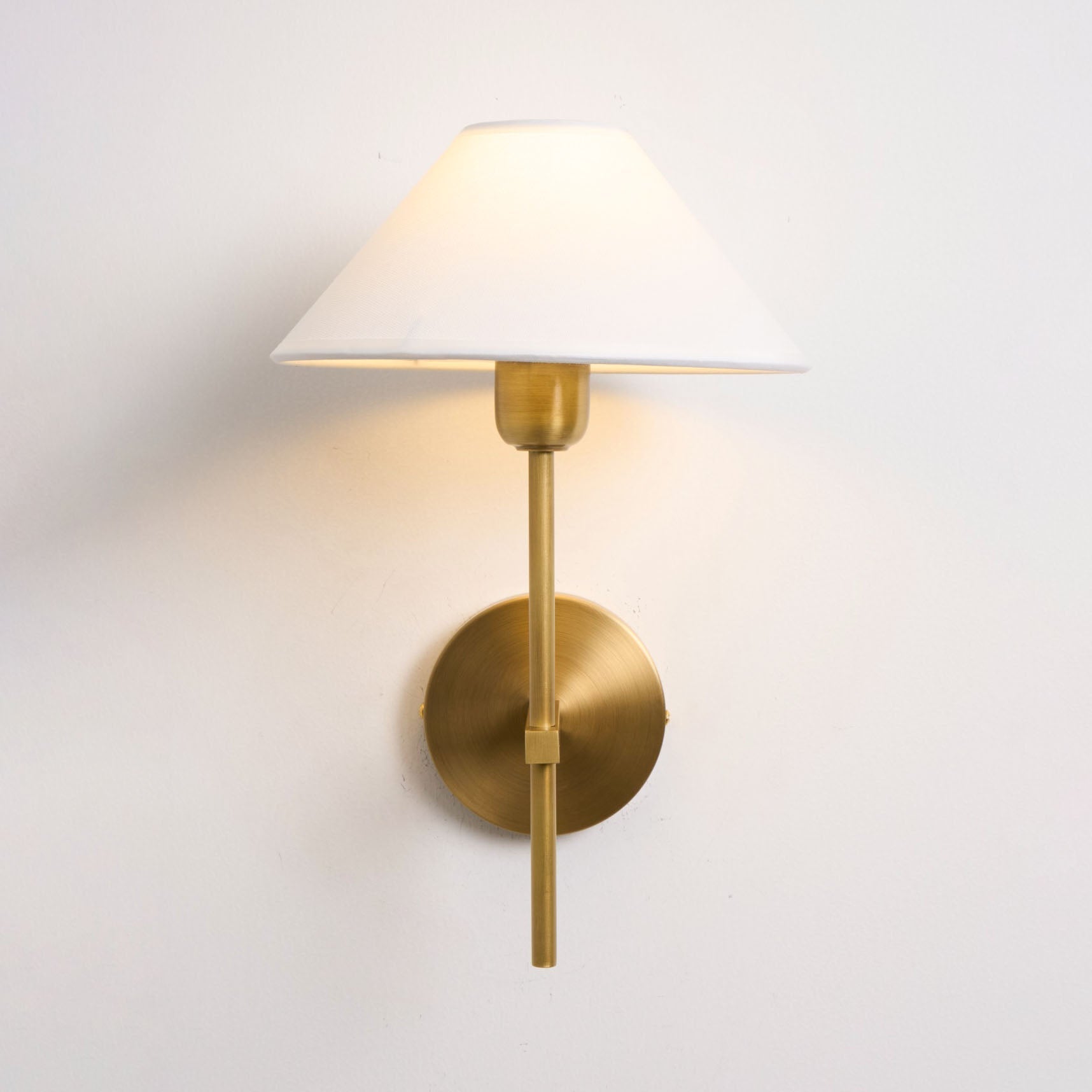 Genevieve Wall Lamp Fabric - Lamp Copper