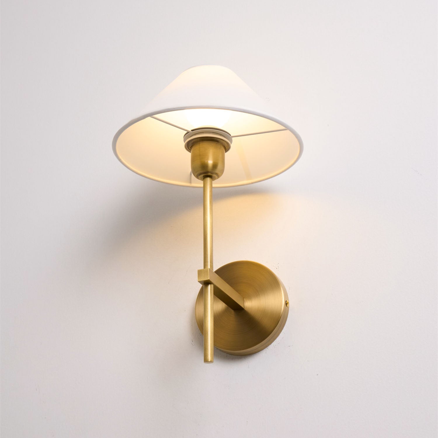Genevieve Wall Lamp Fabric - Lamp Copper