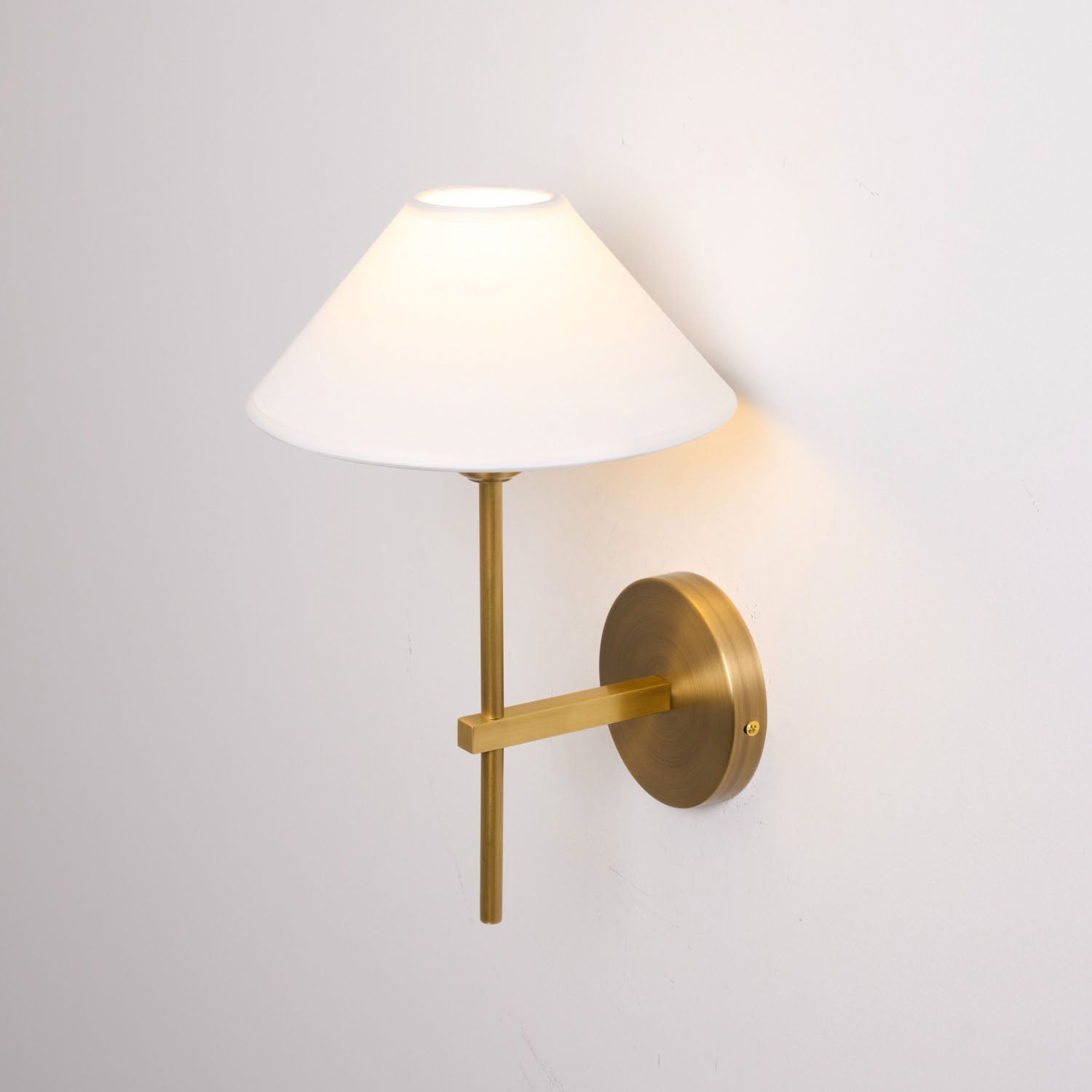 Genevieve Wall Lamp Fabric - Lamp Copper