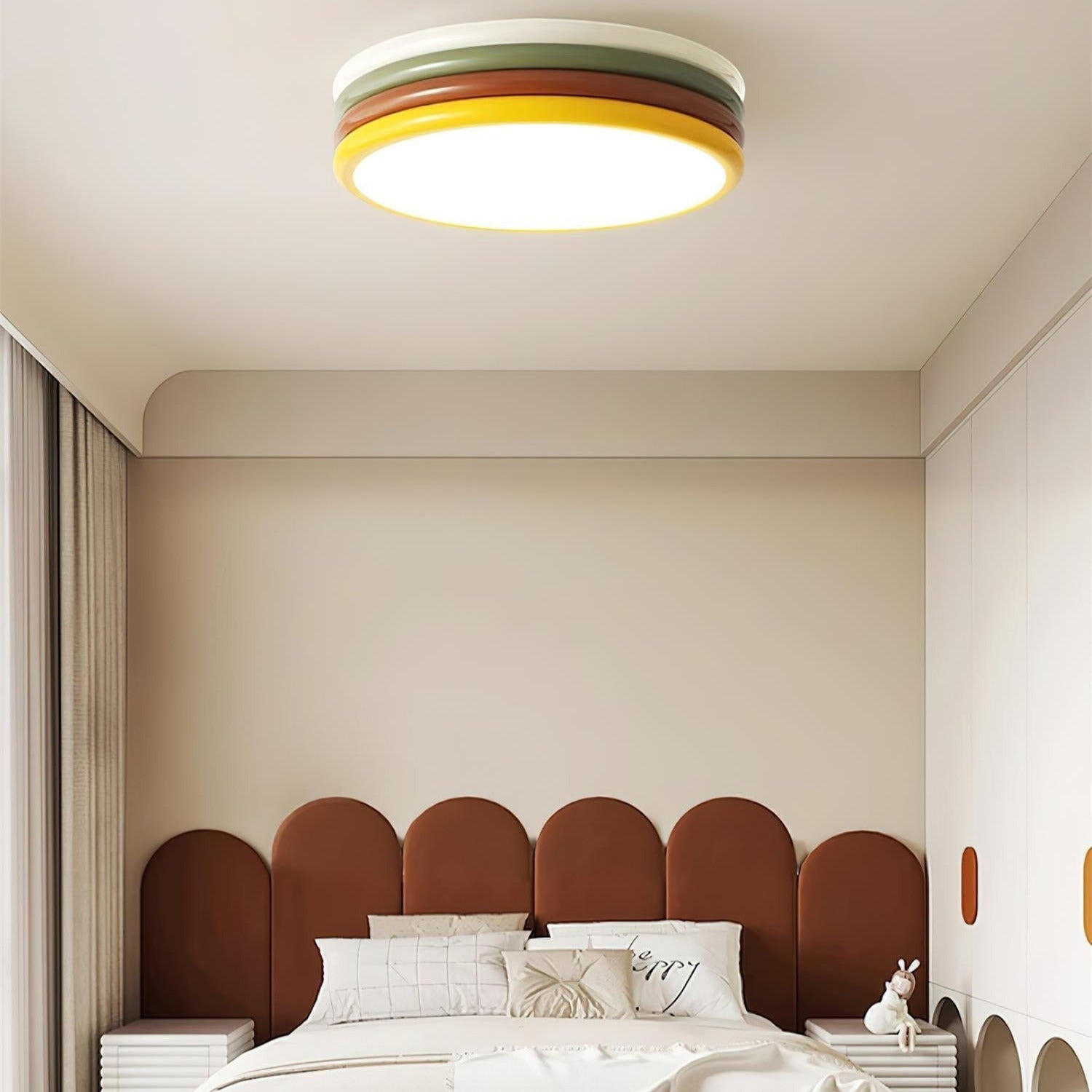Glaya Colorful Stack Ceiling Light - Lamp Copper