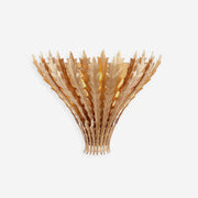 Wall Light Handmade Leaf Motif Metal Body Elegant Sconce - Lamp Copper