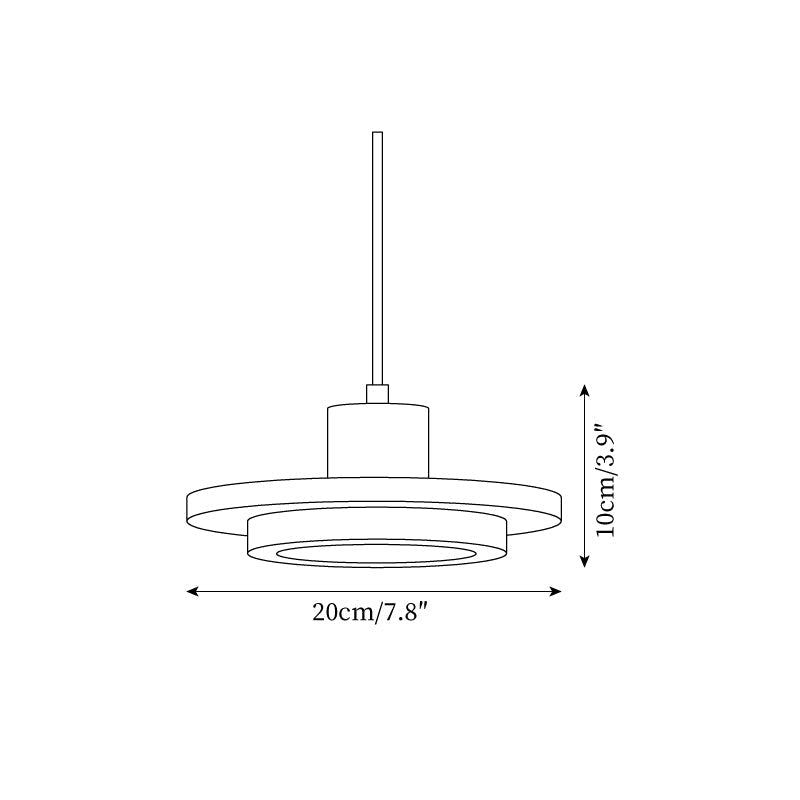 Solaro Travertine LED Pendant Light - Lamp Copper