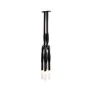 Cacarir Traditional Art Black Metal Acrylic Pendant Lamp - Lamp Copper