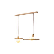 Votheor Modern Minimalist Unique Rope Glass Pendant Lamp - Lamp Copper