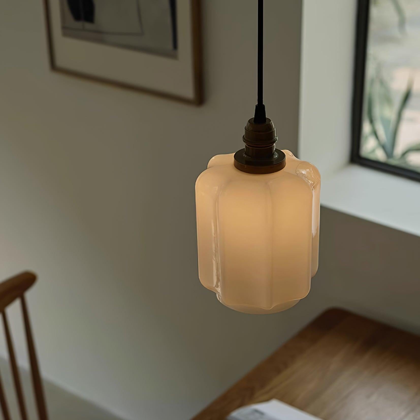 Kiki Pendant Light Glass Contemporary - Lamp Copper