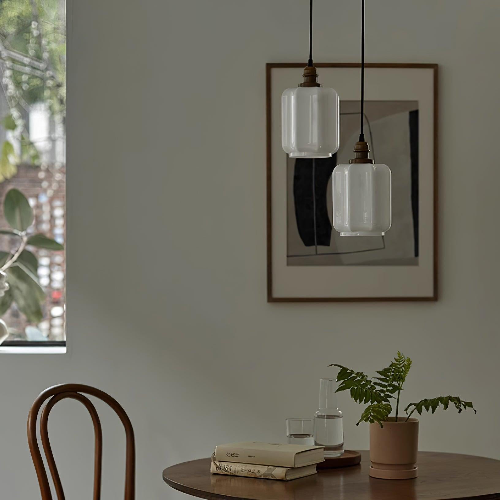 Kiki Pendant Light Glass Contemporary - Lamp Copper