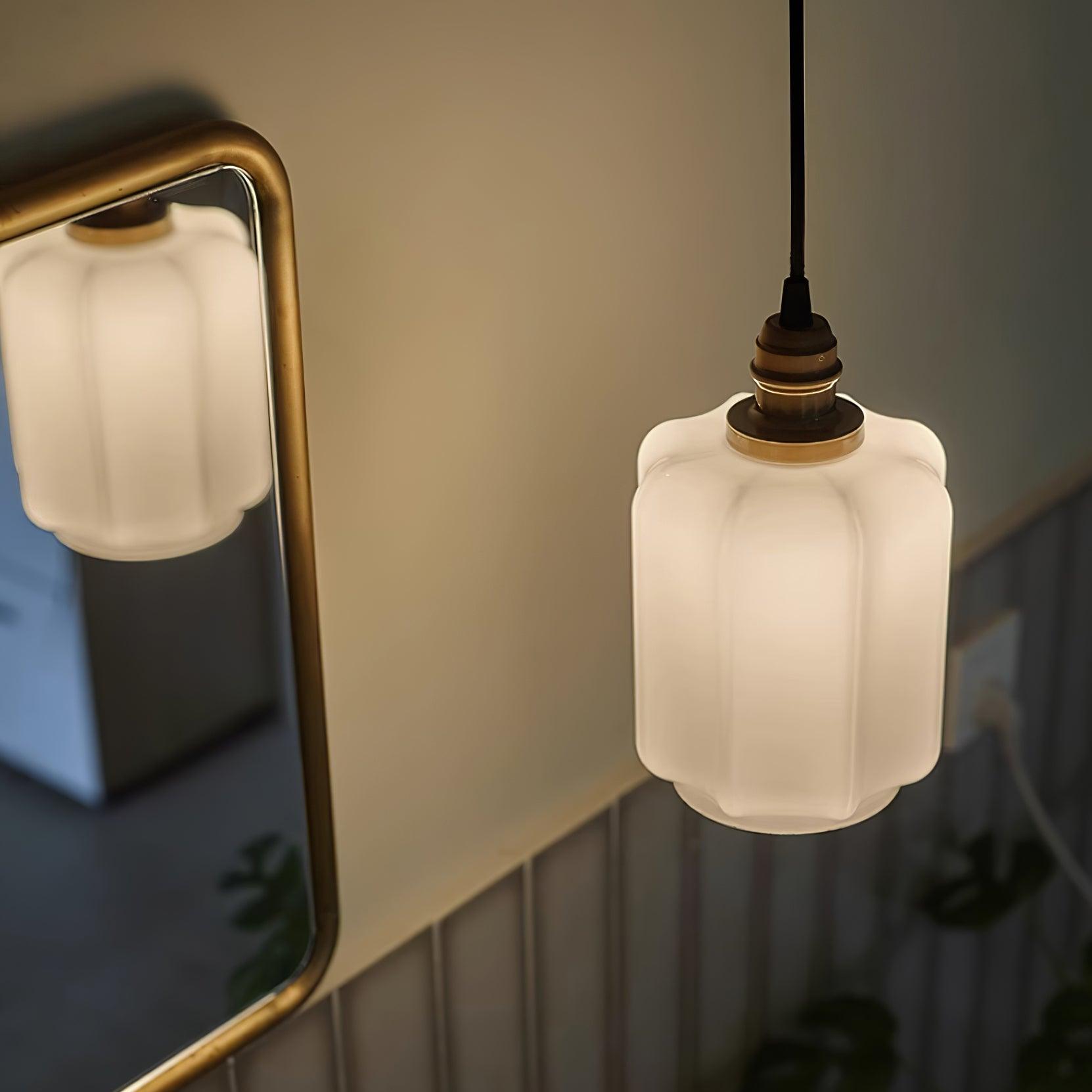 Kiki Pendant Light Glass Contemporary - Lamp Copper