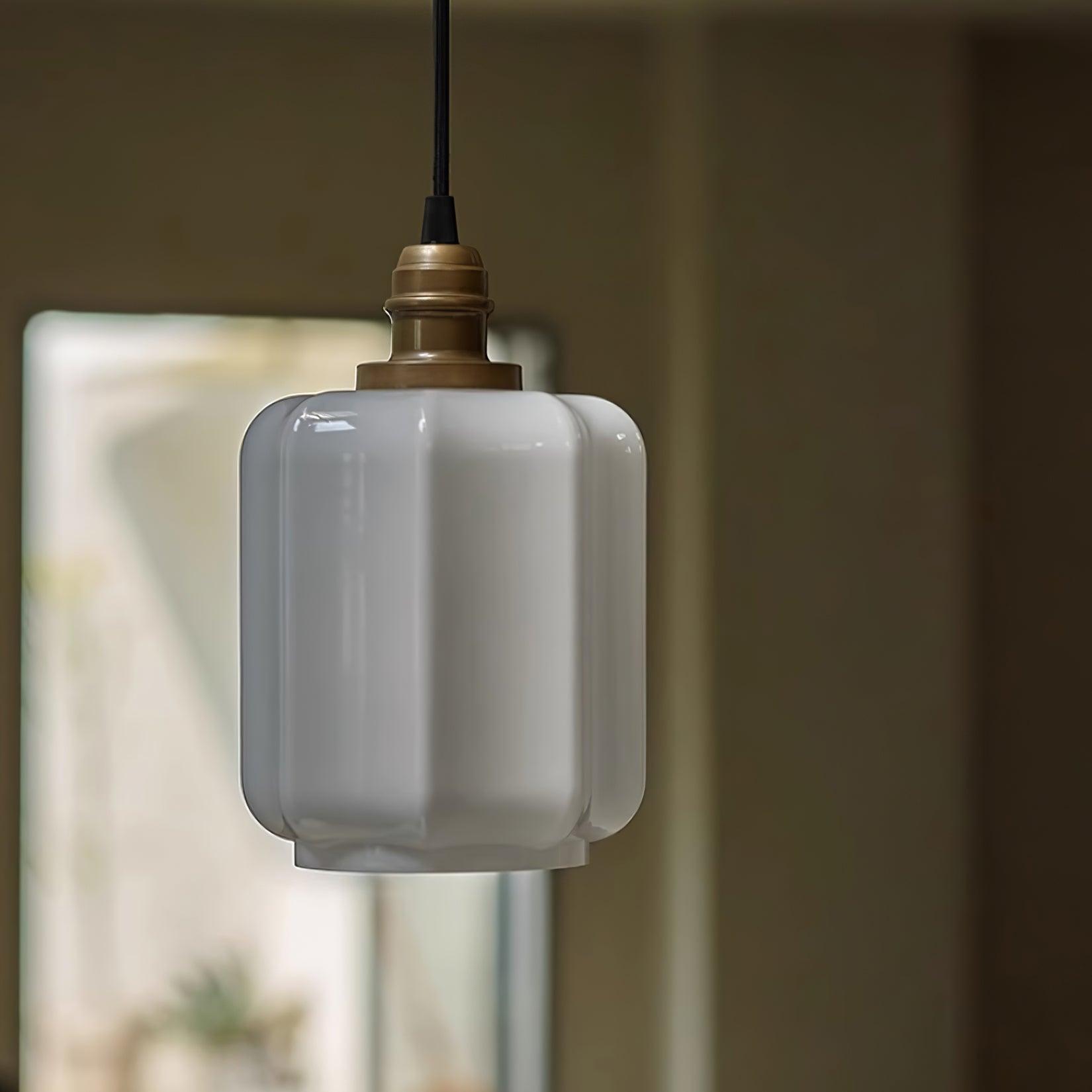 Kiki Pendant Light Glass Contemporary - Lamp Copper