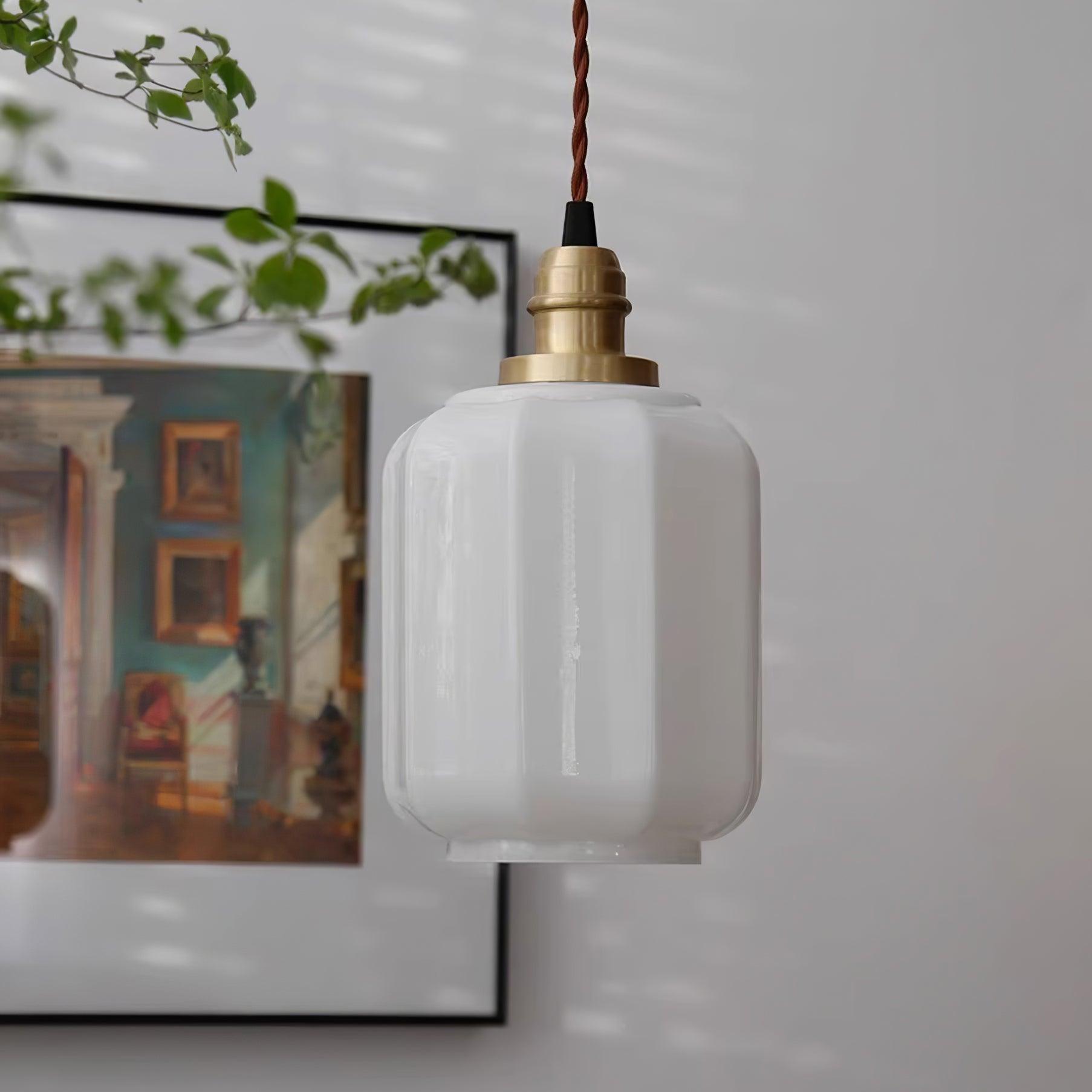 Kiki Pendant Light Glass Contemporary - Lamp Copper