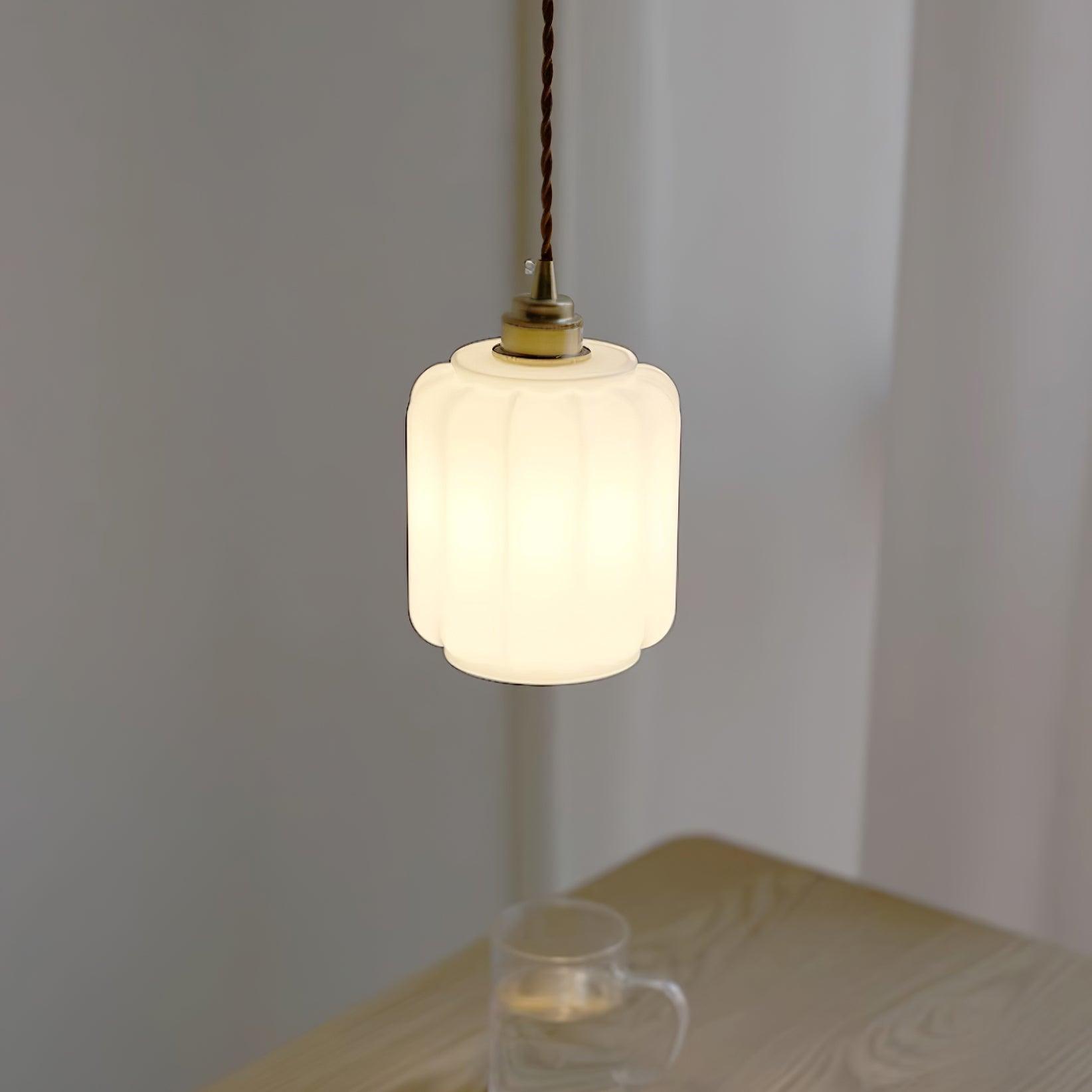 Kiki Pendant Light Glass Contemporary - Lamp Copper