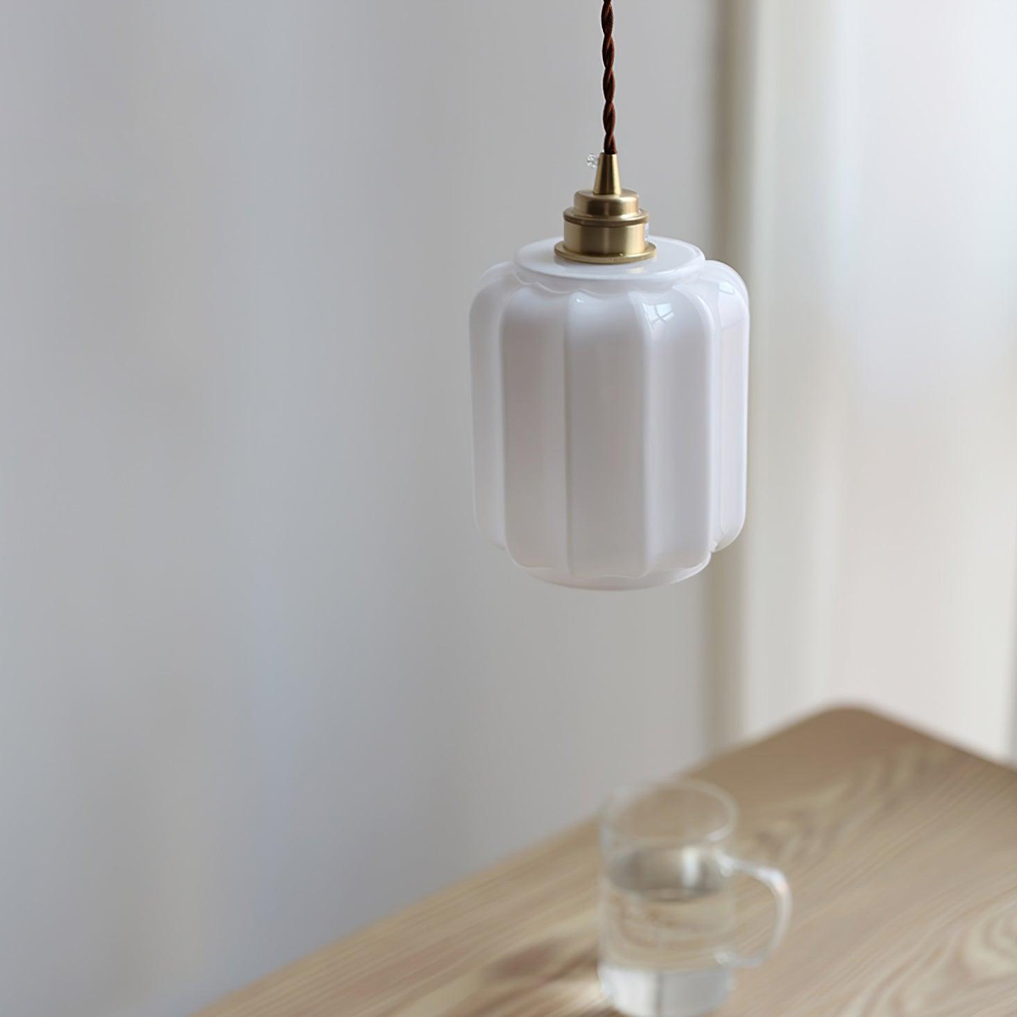 Kiki Pendant Light Glass Contemporary - Lamp Copper