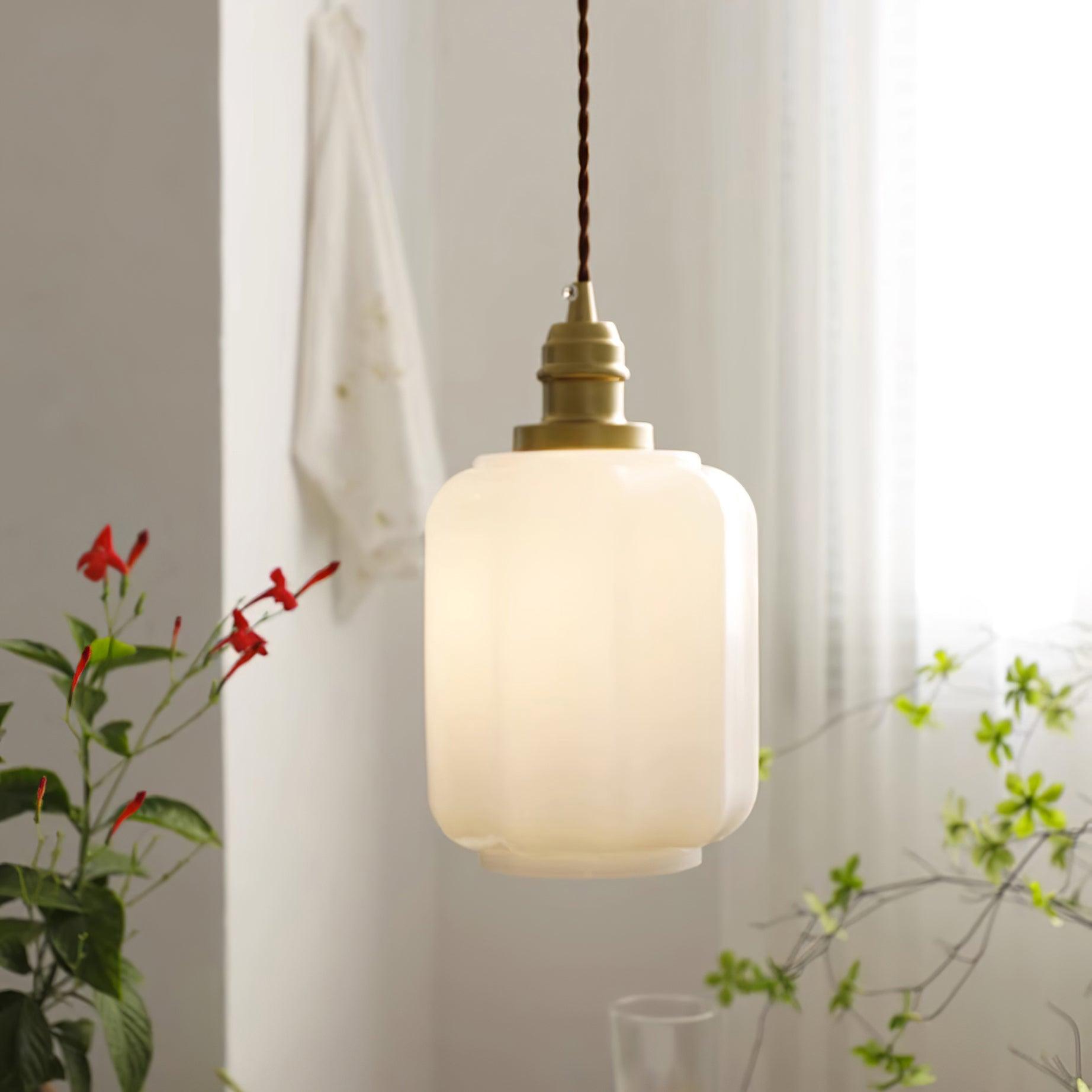 Kiki Pendant Light Glass Contemporary - Lamp Copper