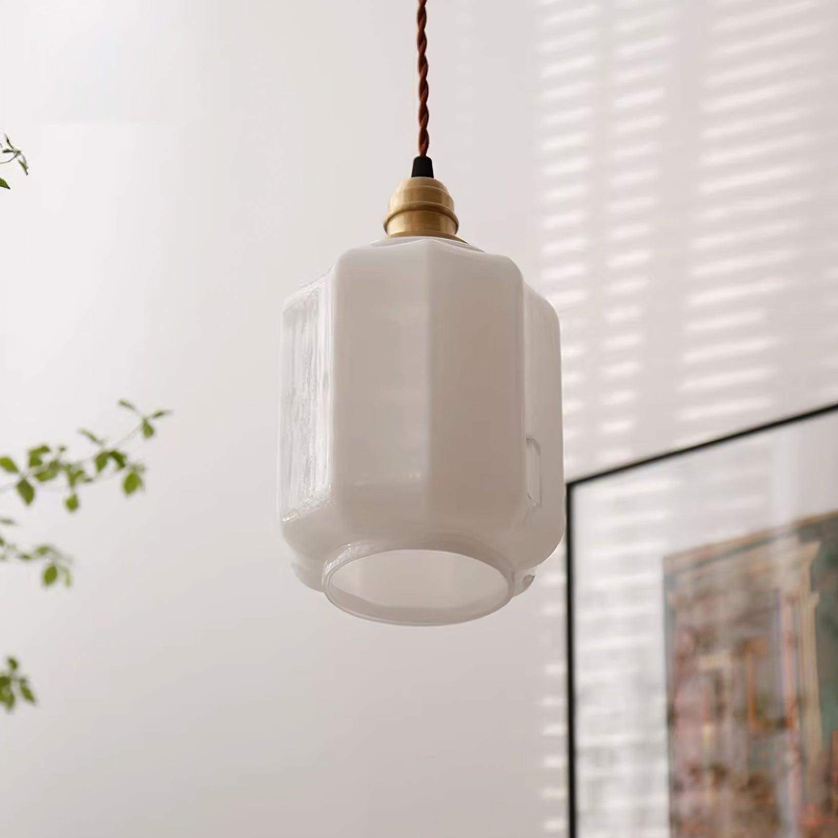 Kiki Pendant Light Glass Contemporary - Lamp Copper