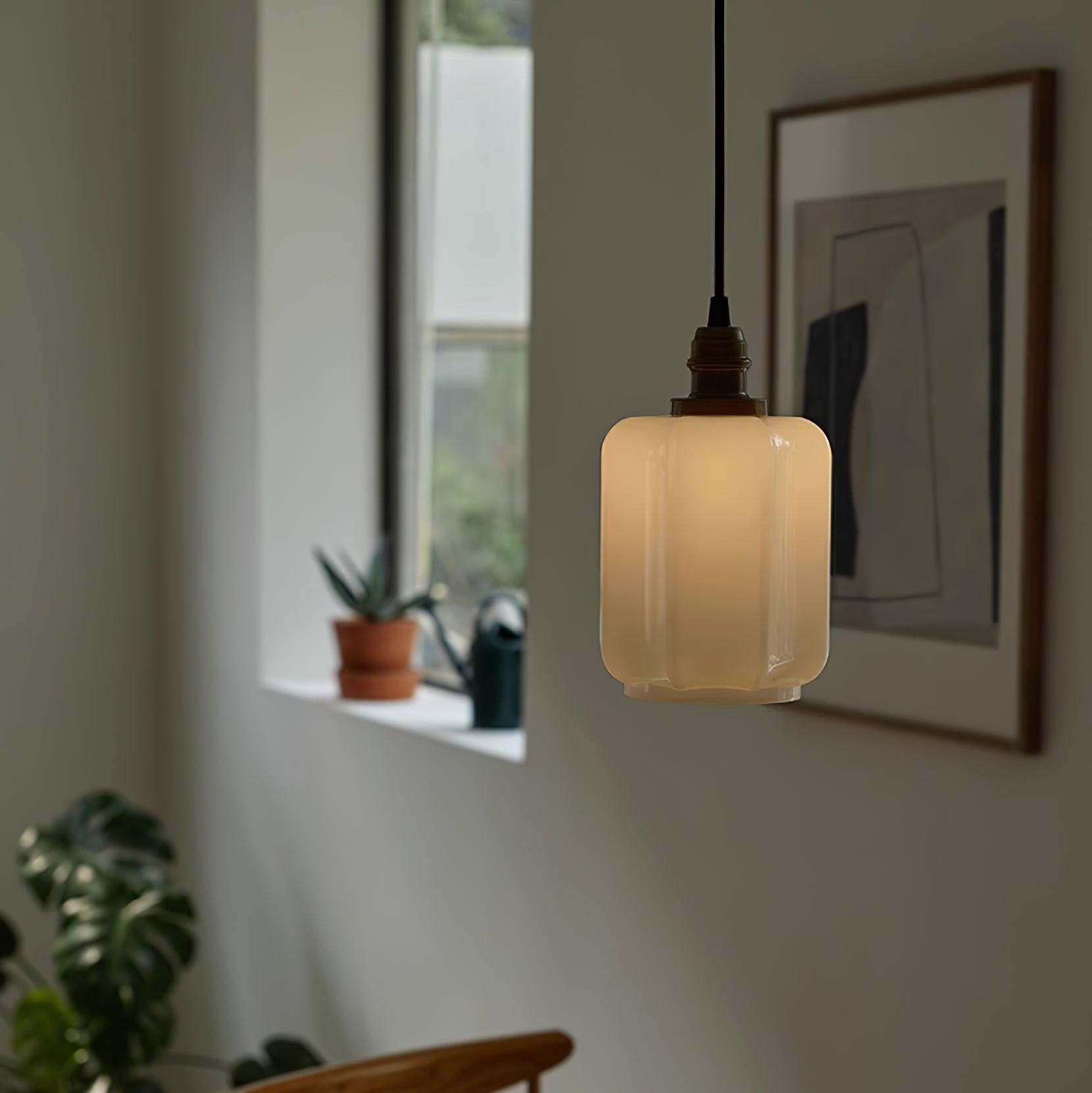 Kiki Pendant Light Glass Contemporary - Lamp Copper