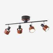 Daven Adjustable 4-Light Track Spotlight - Lamp Copper