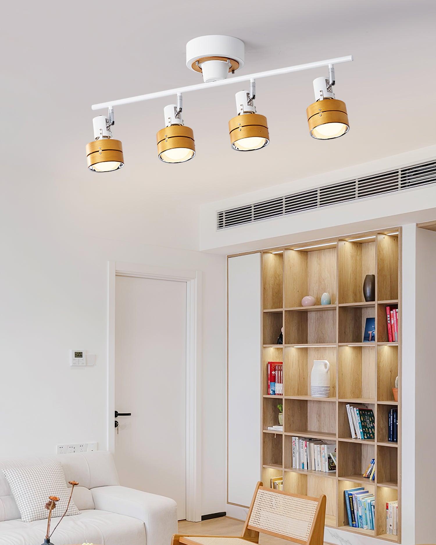 Daven Adjustable 4-Light Track Spotlight - Lamp Copper