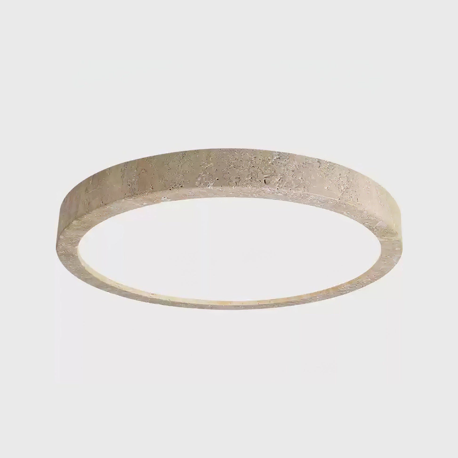 Artalor Minimalist Travertine Ceiling Light - Lamp Copper