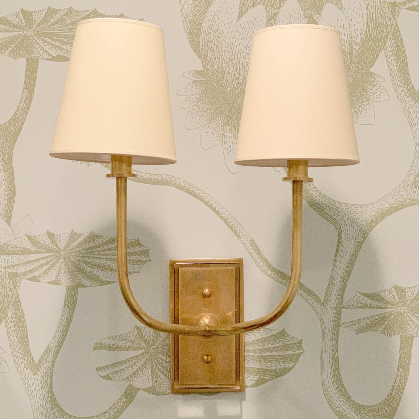 Esther Wall Lamp Fabric - Lamp Copper