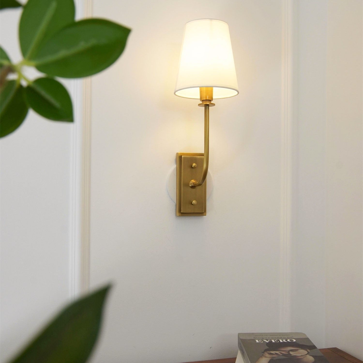 Esther Wall Lamp Fabric - Lamp Copper