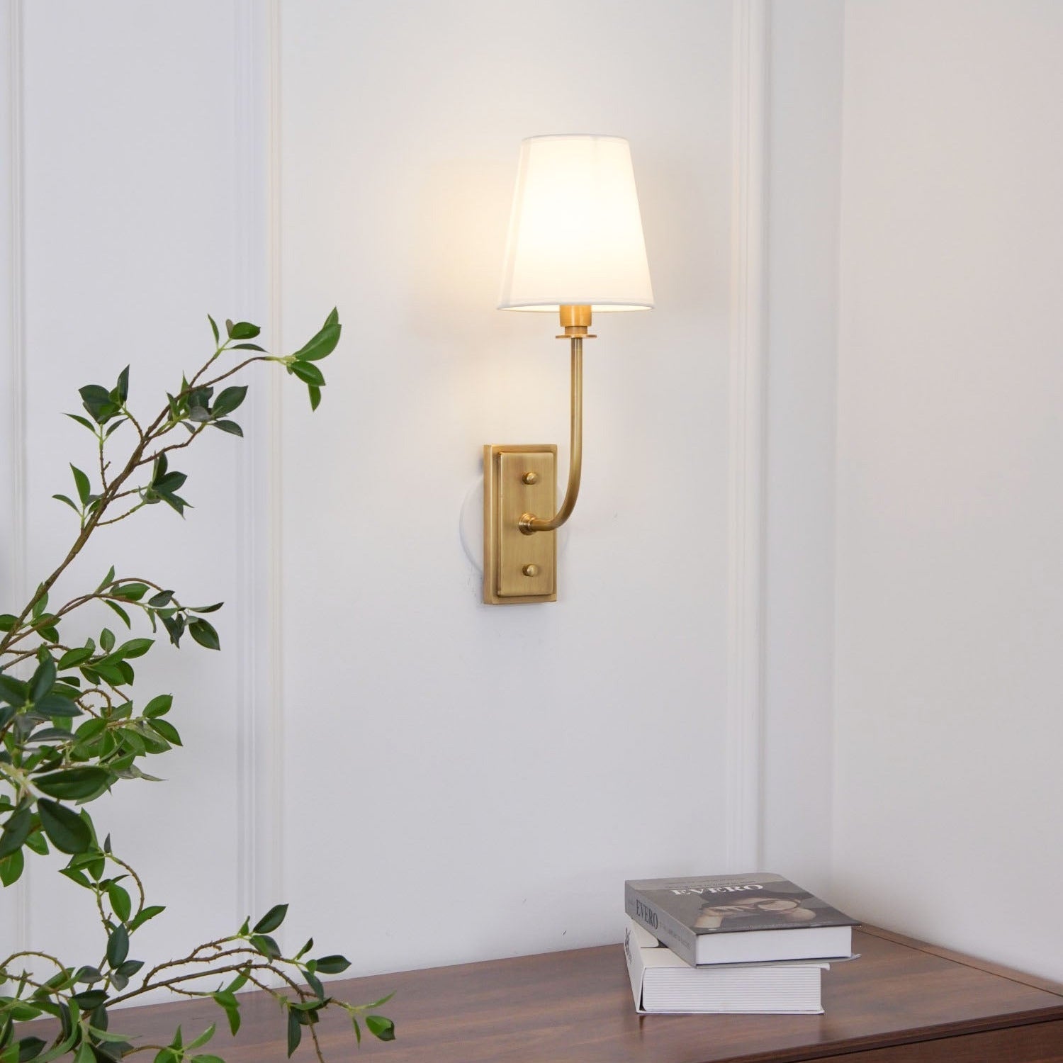 Esther Wall Lamp Fabric - Lamp Copper