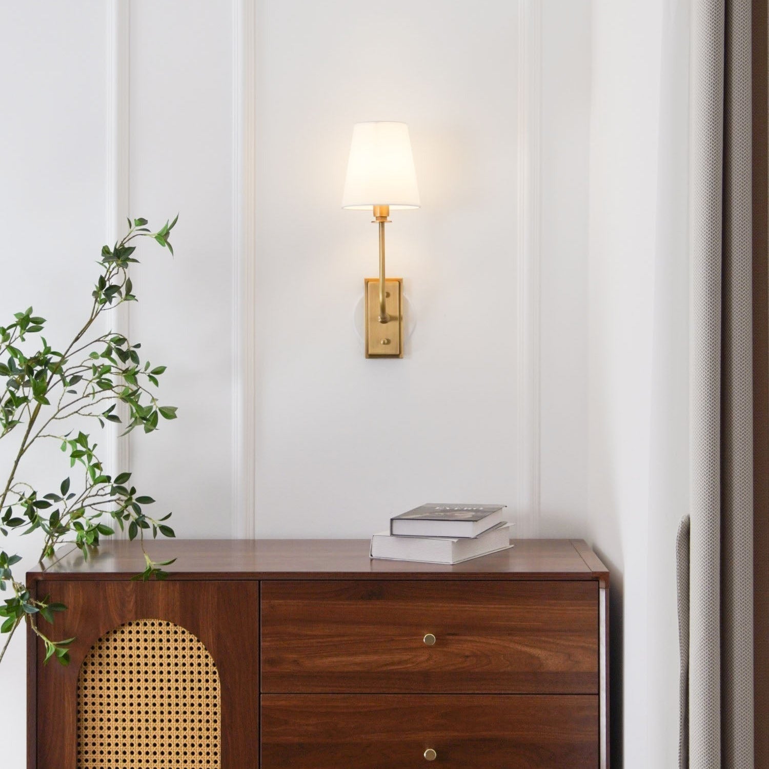 Esther Wall Lamp Fabric - Lamp Copper
