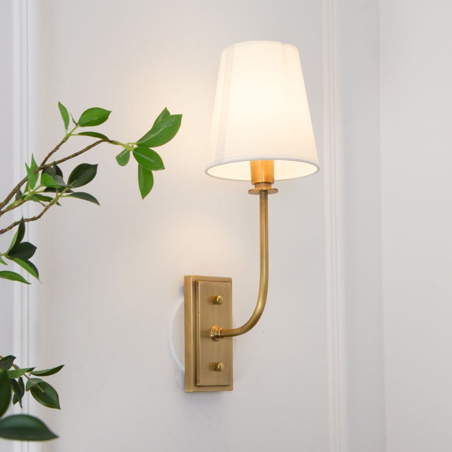Esther Wall Lamp Fabric - Lamp Copper