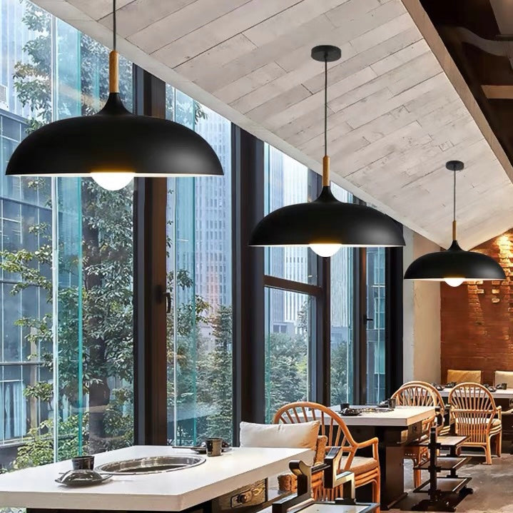 Aria Modern Pendant Light Dome Macaron Dining Room - Lamp Copper