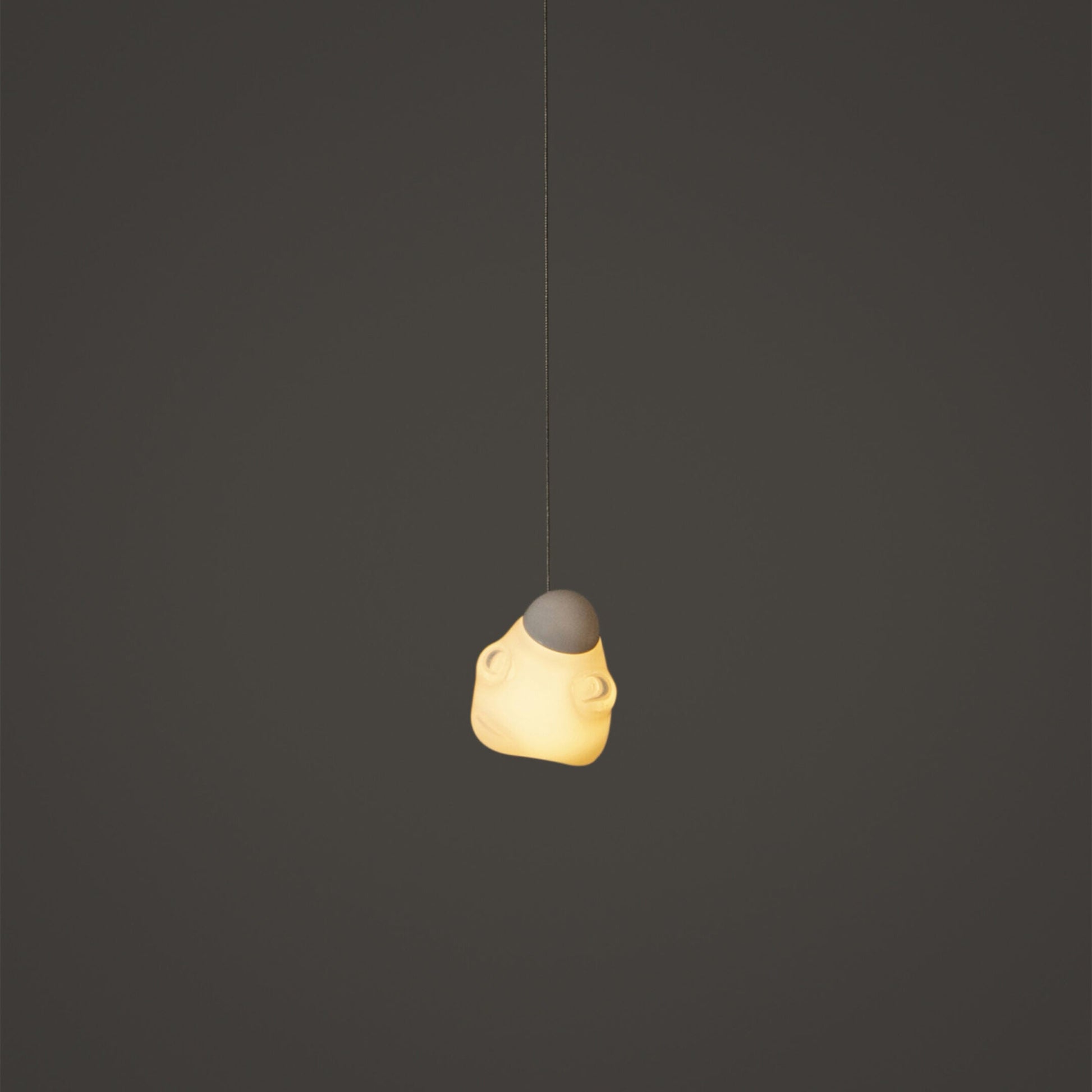 Vasilen Modern Minimalist Ice Pier Black Glass Pendant Lamp - Lamp Copper