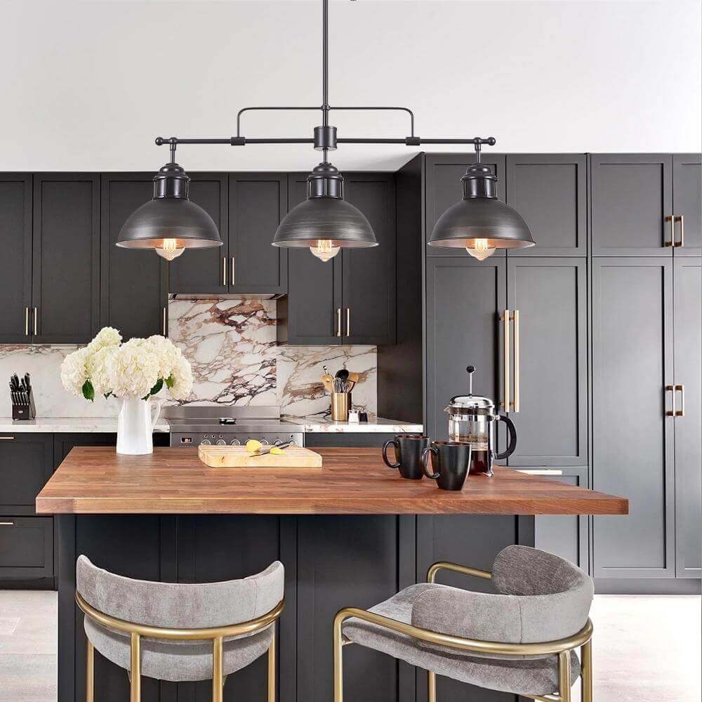 Vesara Industrial Metal Dome Pendant - Lamp Copper