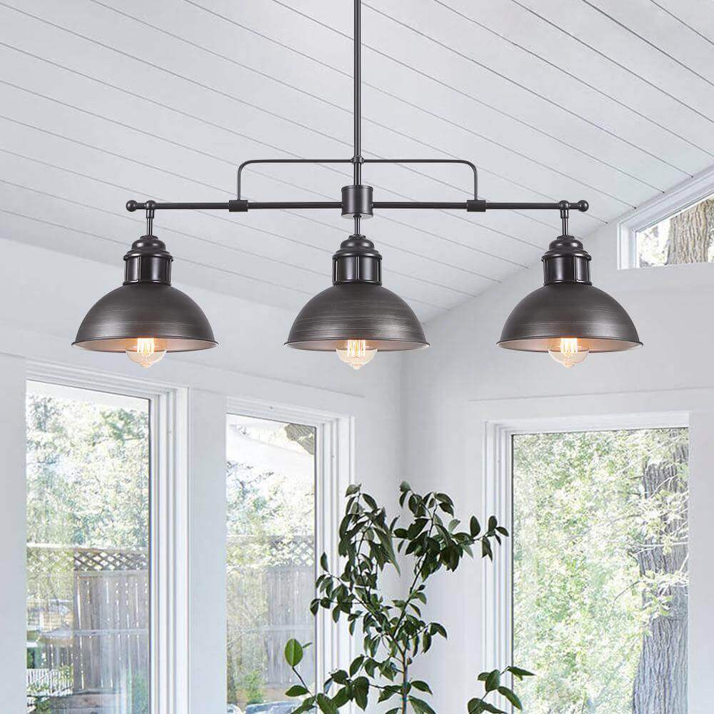 Vesara Industrial Metal Dome Pendant - Lamp Copper